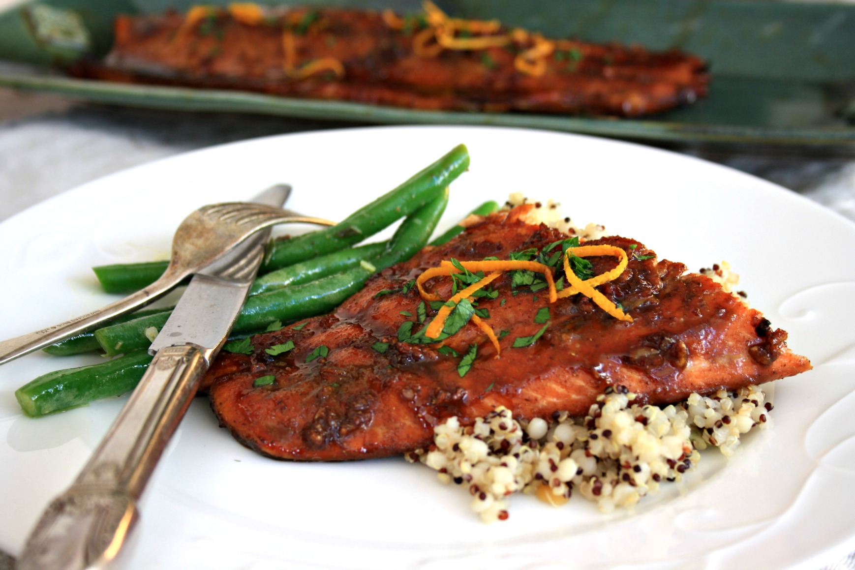 Recipe For Five Spice Glazed Salmon Is Dinner Party Delicious Exotic And Easy