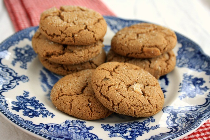Ina Garten's ginger cookies, adapted by Crosby's Fancy Molasses